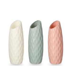 Vaza plastikinė 560 ml D7xH20,5 cm (mix) Giftdecor 11217