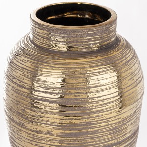 Vaza keramikinė aukso spl. 31x20x20 cm 171366