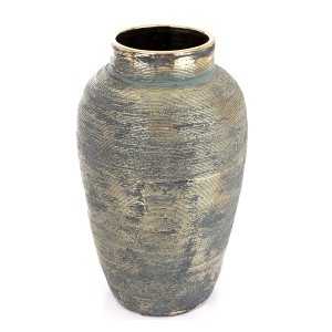 Vaza keramikinė bronzos spl. 38x22x22 cm 171370