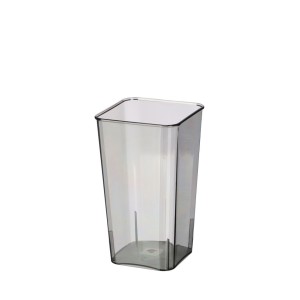 Vaza akrilinė 16x16x31 cm pilkos spalvos Giftdecor 11143