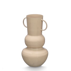 Vaza metalinė 16x17,5x30 cm rusvos spalvos Giftdecor 11961