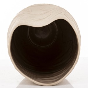 Vaza porcelianinė smėlio spl. 26x13x12 cm