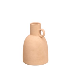 Vaza keramikinė D17xH25,5 cm kreminės spalvos Giftdecor 14624