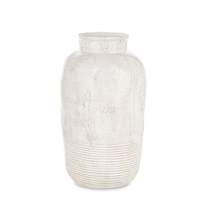 Vaza keramikinė balta 37x19x19 cm 183287