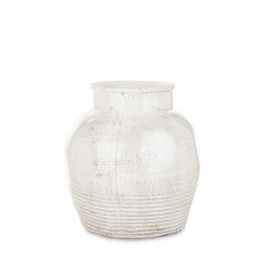 Vaza keramikinė balta 25x20x20 cm 183288