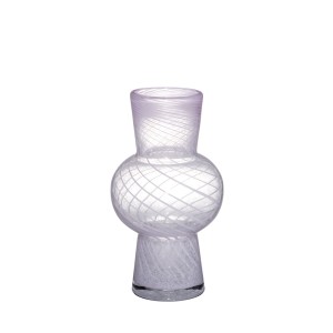 Vaza stiklinė D14xH24 cm alyvinės spalvos Fanni K 644543