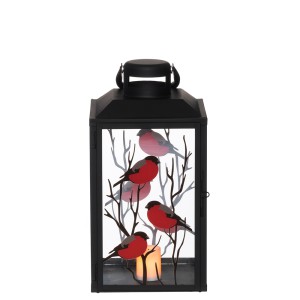 Žibintas metalinis 17x17x33 cm Sniegenos 4Living 619133
