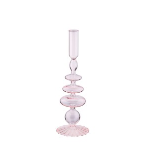 Žvakidė stiklinė Ø9xh28 cm 130 g  ARTICASA 871125224049