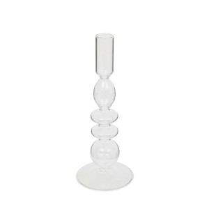 Žvakidė skaidri stiklinė D9xH22 cm Atmosphera 198207