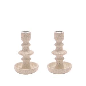 Žvakidės 2 vnt. keramikinės 14x17x8 cm HE2255 Hestia Widdop