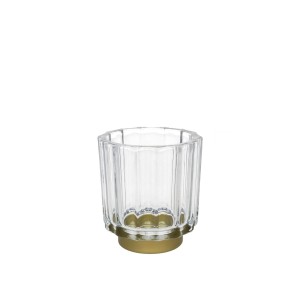 Žvakidė stiklinė 9.2x9x10.7 cm 8445393259758