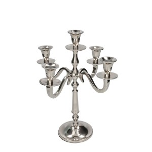 Žvakidė 5 žvakėms aliumininė 26x26x31 cm 8445393375427