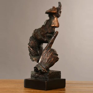 Skulptūra Veidas bronzinės sp. 12x11x35cm w8000-302