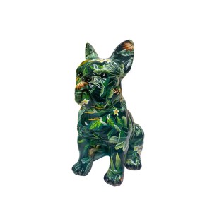 Figūrėlė Šuo žalios sp. 21.5x11x15.5 cm HR-V013