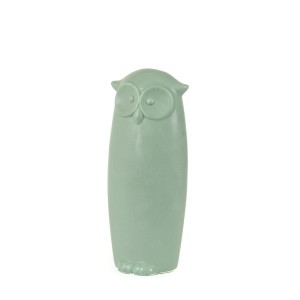 Statulėlė Pelėda keramikinė pilkos/žalios spalvos (mix) 29 cm 32287