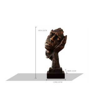 Skulptūra Veidas 12x11x35cm W8000-95