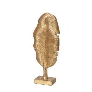 Statulėlė polirezininė Plunksna aukso sp. 17x8x43,5 cm Giftdecor 89764