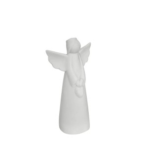 Figūrėlė Angelas keramikinė su LED apšvietimu 10x6x20 cm Atmosphera 222437 KLD