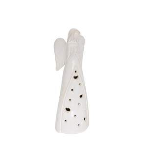 Figūrėlė Angelas keramikinė su LED apšvietimu 9x8x27,5 cm Atmosphera 216786 KLD