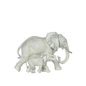 Figūrėlė Drambliai polirezininė 12x22,5x15,5 cm Atmosphera 120769