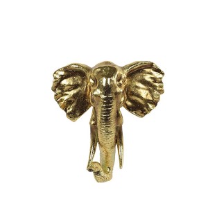 Sienos dekoracija Dramblys 20x8x22 cm polirezininė Countryfield 124217