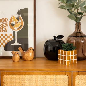 Figūrėlė Paukštelis 2 vnt keramikinis 14,5x8,5x11 cm Atmosphera 203940