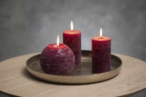 Padėklas metalinis D34xH3,5 cm aukso spalvos Fanni K 638949