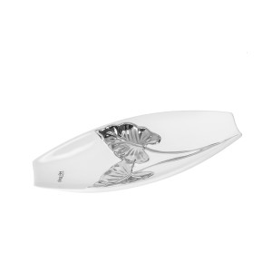 Dekoratyvinė lėkštė keramikinė 33,5 cm baltos spalvos 30249