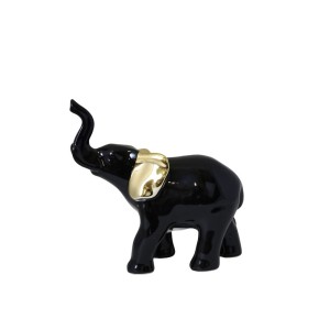 Figūrėlė dramblys keramikinis juodas  15x6,5x14,5 cm 78618