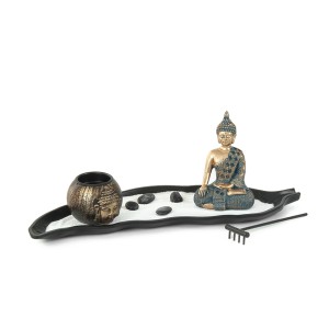 Zen sodas su žvakide 37x12,5x15 cm Atmosphera 203976