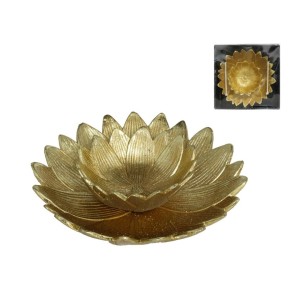 Padėklas dekoratyvinis 20x20x5 cm, aukso sp. 8445393042893