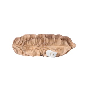Padėklas 2 vnt 36x14,5 cm 47x17 cm medžio sp. Natural Living 53600