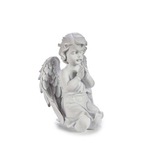 Figūrėlė polirezininė Angeliukas maldoje 21x21x33 cm Krist+ 62734 kld