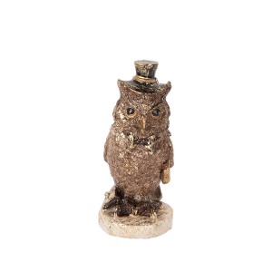Figūrėlė Pelėda 7x6x14 cm Clayre