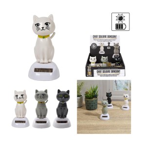 Figūrėlė Šokantis Katinas solar 26x26x22 cm MG3576