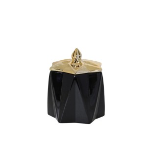 Indelis keramikinis juodas 11x11x14 cm 73446