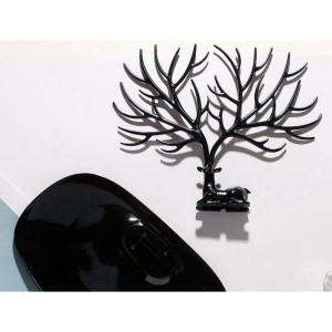 Laikiklis papuošalams Elnio ragai S 24x22x15 cm plastikas juodos sp. 01779_CZ