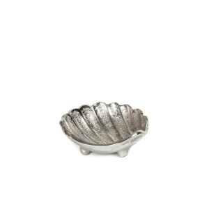 Dekoratyvinis indelis Kriauklė aliuminis 10x10x3 cm 8445393375298