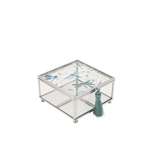 Dėžutė stiklinė papuošalams 14x7x13 cm Sophia Widdop