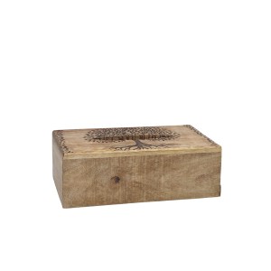 Dėžutė servetėlėms medinė 26x14x9 cm 8445393442327