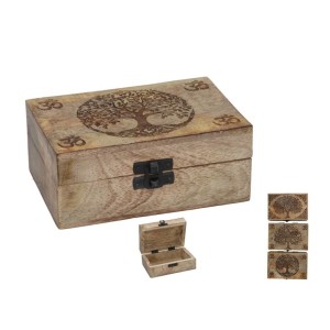 Dėžutė medinė 10x15x6 (mix 3) 8445393595221