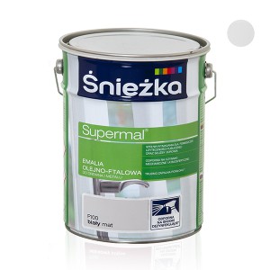 Emalė SUPERMAL balta matinė  5 l F100 Sniežka (1)