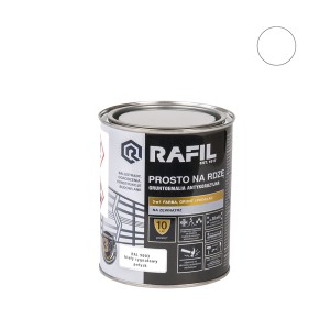 Emalė "Ant rūdžių" balta 0,75 l RAL9003 RAFIL