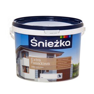 Emulsija SNIEŽKA-EXTRA FASADA 10 l universali balta Sniežka