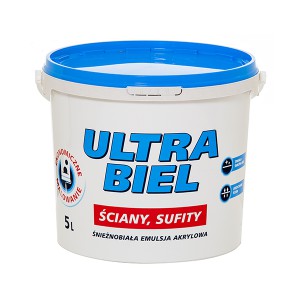 Emulsija ULTRA-BIEL  5 l balta Sniežka (1)