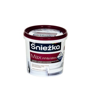 Emulsija SNIEŽKA MAX WHITE Latex  1 l balta Sniežka