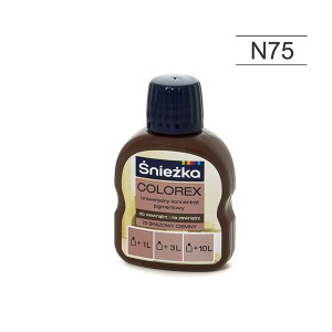 Pigmentas COLOREX N75 rudas tamsus 100 ml Sniežka (10)