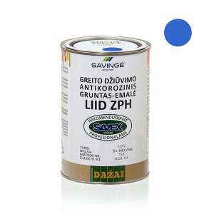 Gruntas-emalė LIID ZPH šv. mėlyna sp.1 L greito džiūvimo antikoroz. (6) ~RAL5015