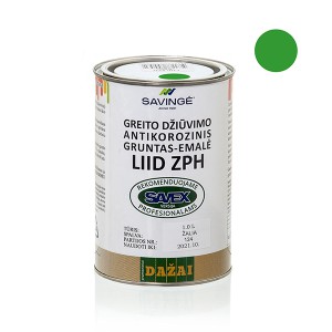 Gruntas-emalė LIID ZPH žalia sp.1 L greito džiūvimo antikorozinis STB