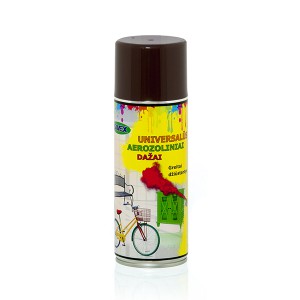 Dažai universalūs aerozoliniai SAVEXSPRAY rudi 400 ml RAL8011 (12)